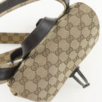 Gucci GG Canvas Brown Backpack — view 5