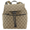 Gucci GG Canvas Brown Backpack