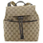 Gucci GG Canvas Brown Backpack