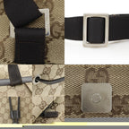 Gucci GG Canvas Brown Backpack — view 9