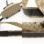 Gucci GG Canvas Brown Backpack — view 8