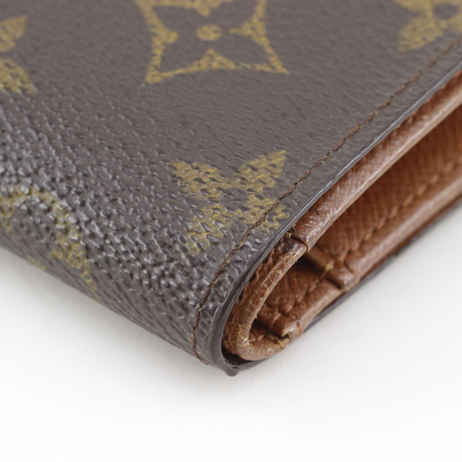 Louis Vuitton Portefeuille Viennois Monogram Canvas Brown Bifold Wallet — view 4