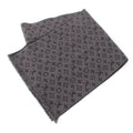 Louis Vuitton Monogram Wool Echarpe Classic Scarf Gray Black
