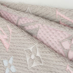 Louis Vuitton Echarpe Logo Mania Wool Silk Monogram Scarf Gray — view 6
