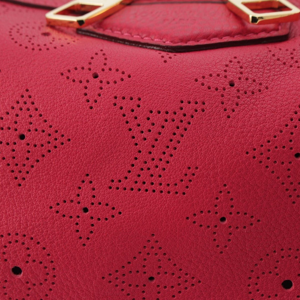 Louis Vuitton Mahina Galatea PM Calf Leather Tote Red — view 8