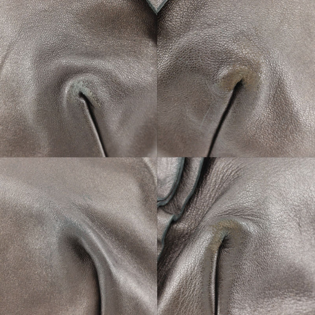 Prada Frill Leather Brown Tote — view 4