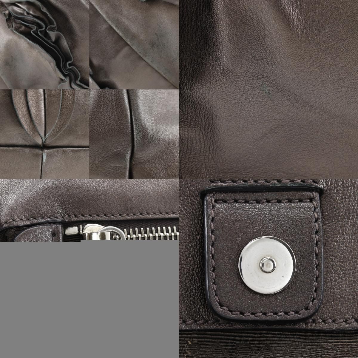 Prada Frill Leather Brown Tote — view 8