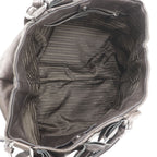 Prada Frill Leather Brown Tote — view 5