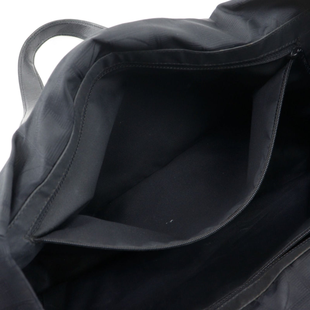 Chanel New Travel Line Tote MM Nylon Canvas Black — view 7