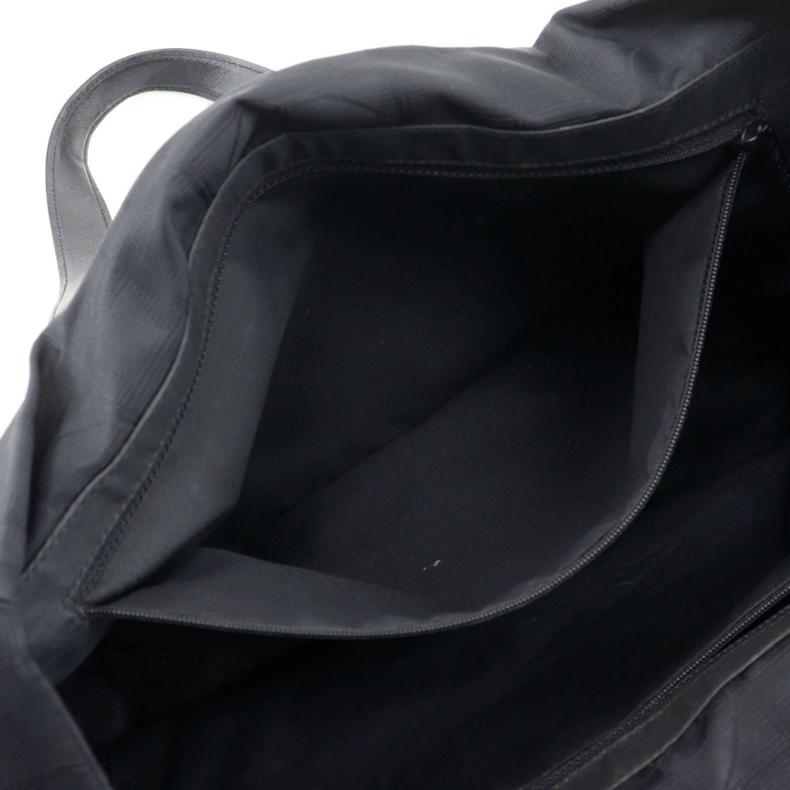Chanel New Travel Line Tote MM Nylon Canvas Black — view 7