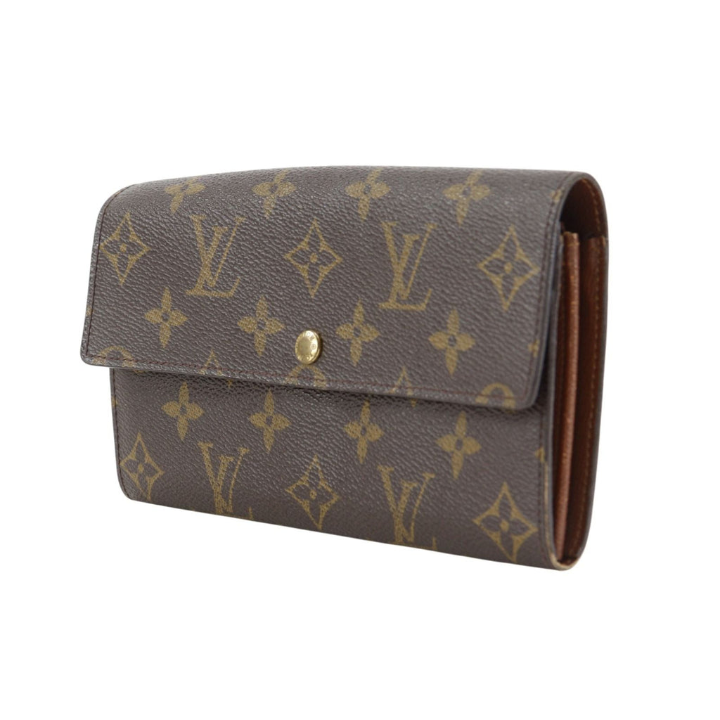 Louis Vuitton Pochette Porte Monet Cles Monogram Canvas Brown — view 2