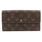 Louis Vuitton Pochette Porte Monet Cles Monogram Canvas Brown