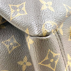 Louis Vuitton Monogram Pallas 2-Way Shoulder Leather Brown Handbag Gold — view 8