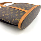 Louis Vuitton Babylon Monogram Leather Brown Tote Gold — view 6
