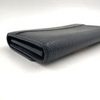 Louis Vuitton Portefeuille Capucines Leather Black Wallet Gold — view 5