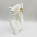 Chanel Vintage Swing Gold Plated Earrings — view 9