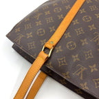 Louis Vuitton Babylon Monogram Leather Brown Tote Gold — view 7
