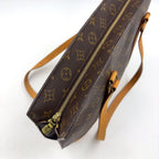 Louis Vuitton Babylon Monogram Leather Brown Tote Gold — view 9