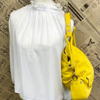 Celine Hand Shoulder Bag Leather Yellow Travel — view 3