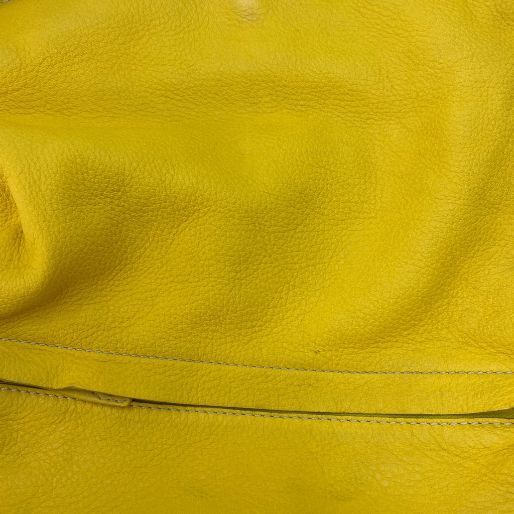 Celine Hand Shoulder Bag Leather Yellow Travel — view 8