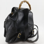 Gucci Bamboo 003 Leather Black Backpack — view 3