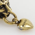 Gucci Lion Head Heart Gold Plated Ring