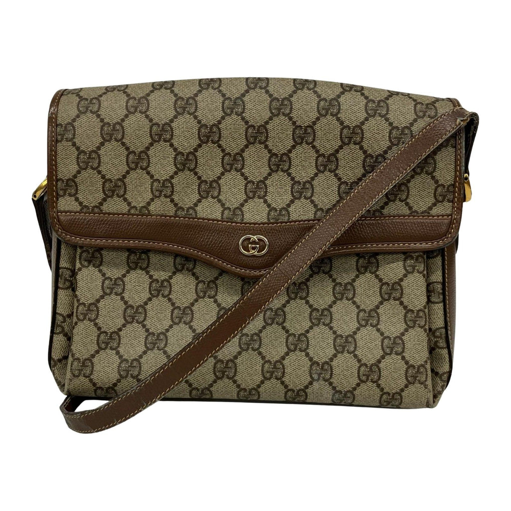 Gucci Shoulder Bag Vintage GG Supreme Beige