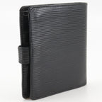 Louis Vuitton Porte Viet Compact Epi Leather Noir Black Bifold Wallet — view 3