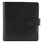 Louis Vuitton Porte Viet Compact Epi Leather Noir Black Bifold Wallet