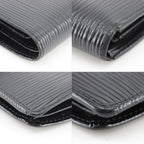 Louis Vuitton Porte Viet Compact Epi Leather Noir Black Bifold Wallet — view 4