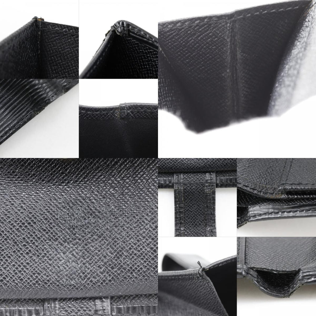 Louis Vuitton Porte Viet Compact Epi Leather Noir Black Bifold Wallet — view 9
