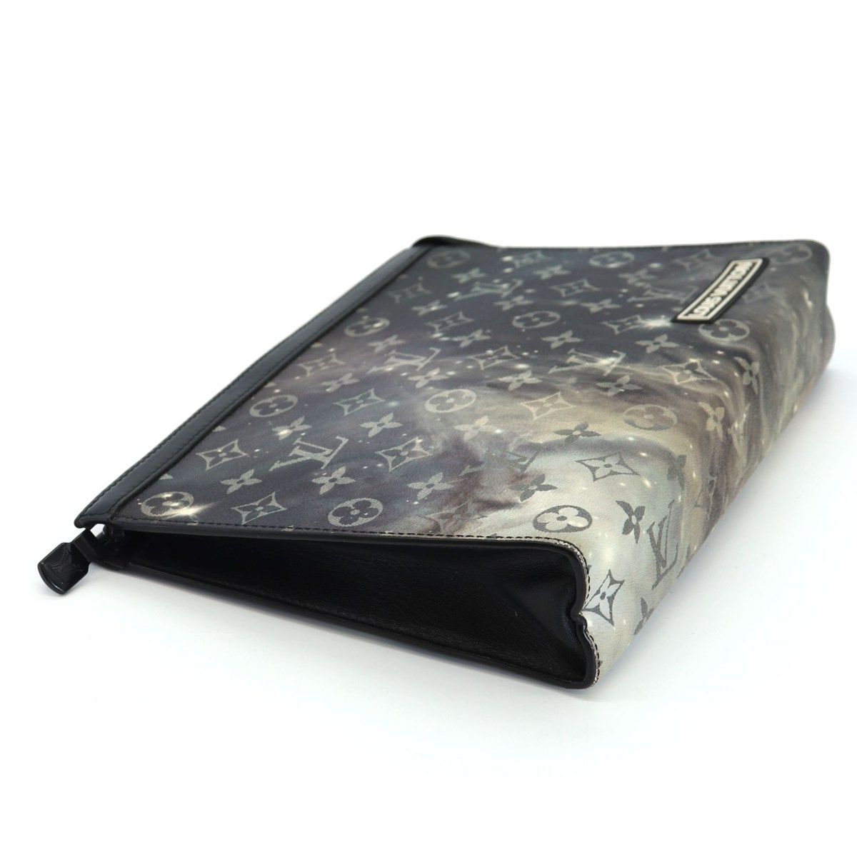 Louis Vuitton Pochette Voyage MM Clutch Monogram Galaxy Black — view 4