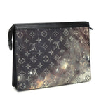 Louis Vuitton Pochette Voyage MM Clutch Monogram Galaxy Black — view 2