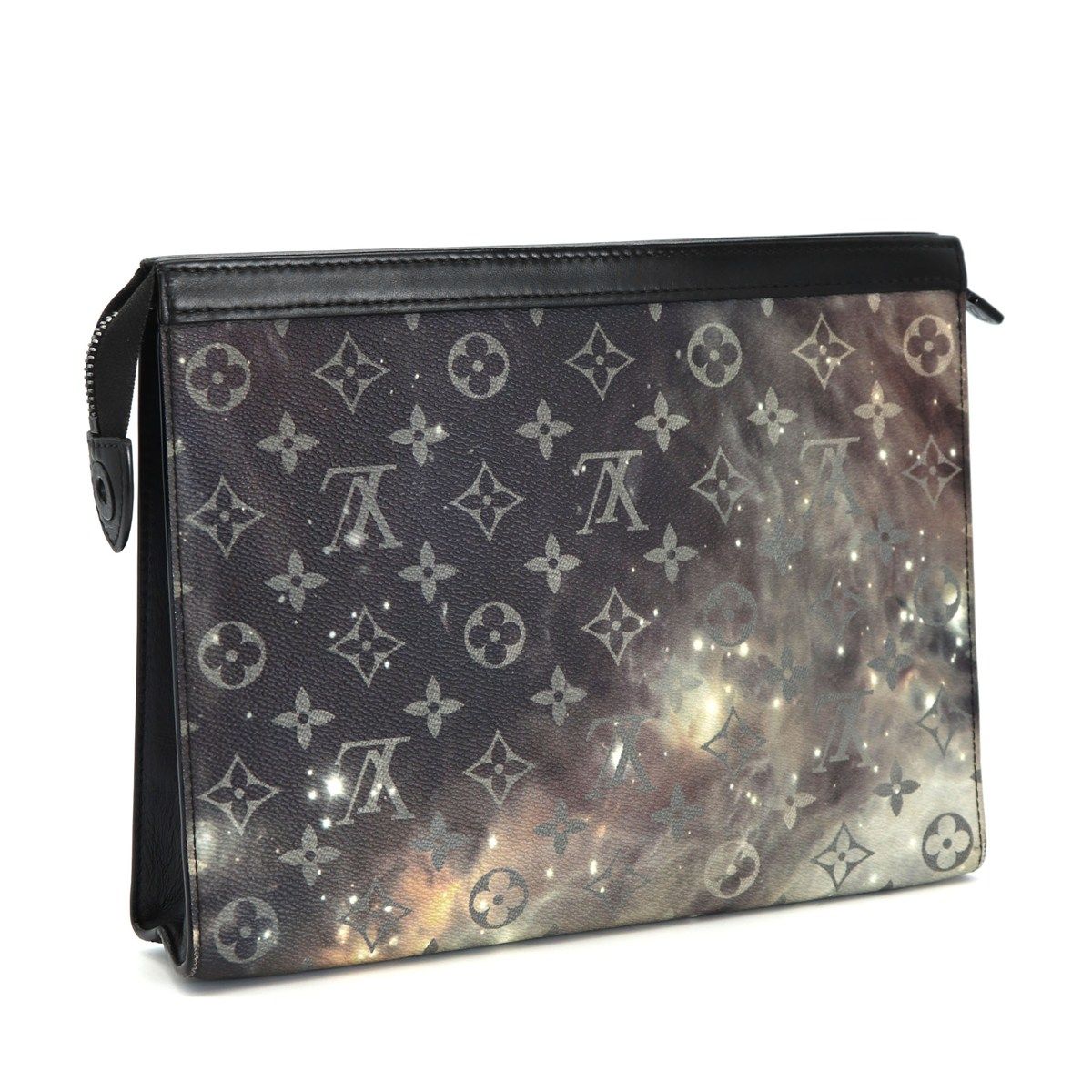 Louis Vuitton Pochette Voyage MM Clutch Monogram Galaxy Black — view 2