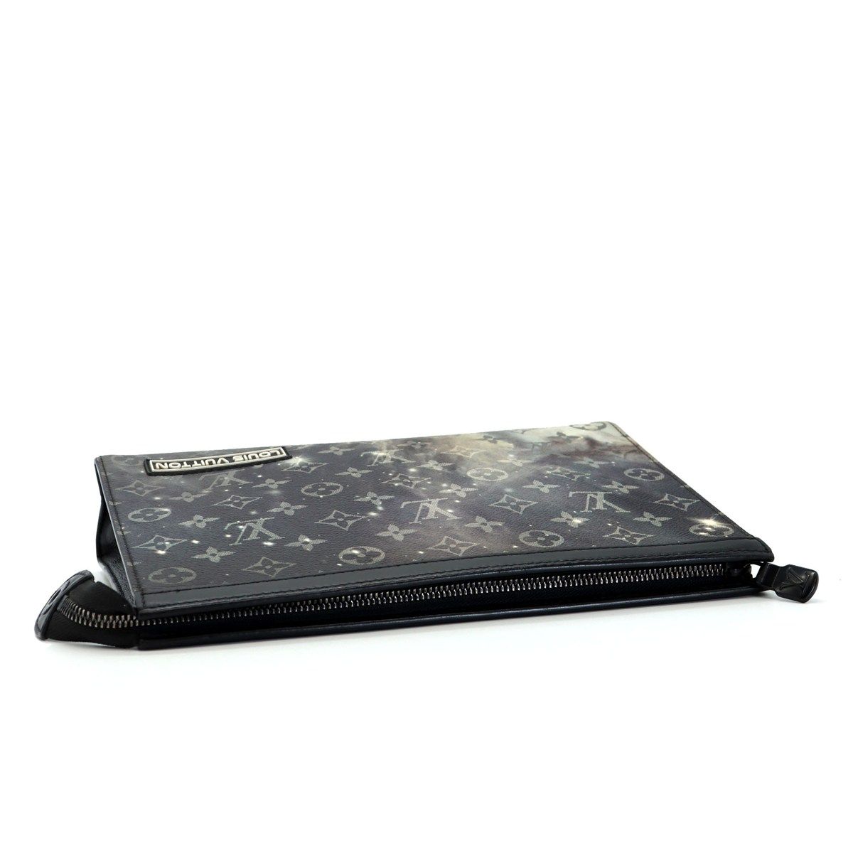 Louis Vuitton Pochette Voyage MM Clutch Monogram Galaxy Black — view 5