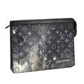 Louis Vuitton Pochette Voyage MM Clutch Monogram Galaxy Black