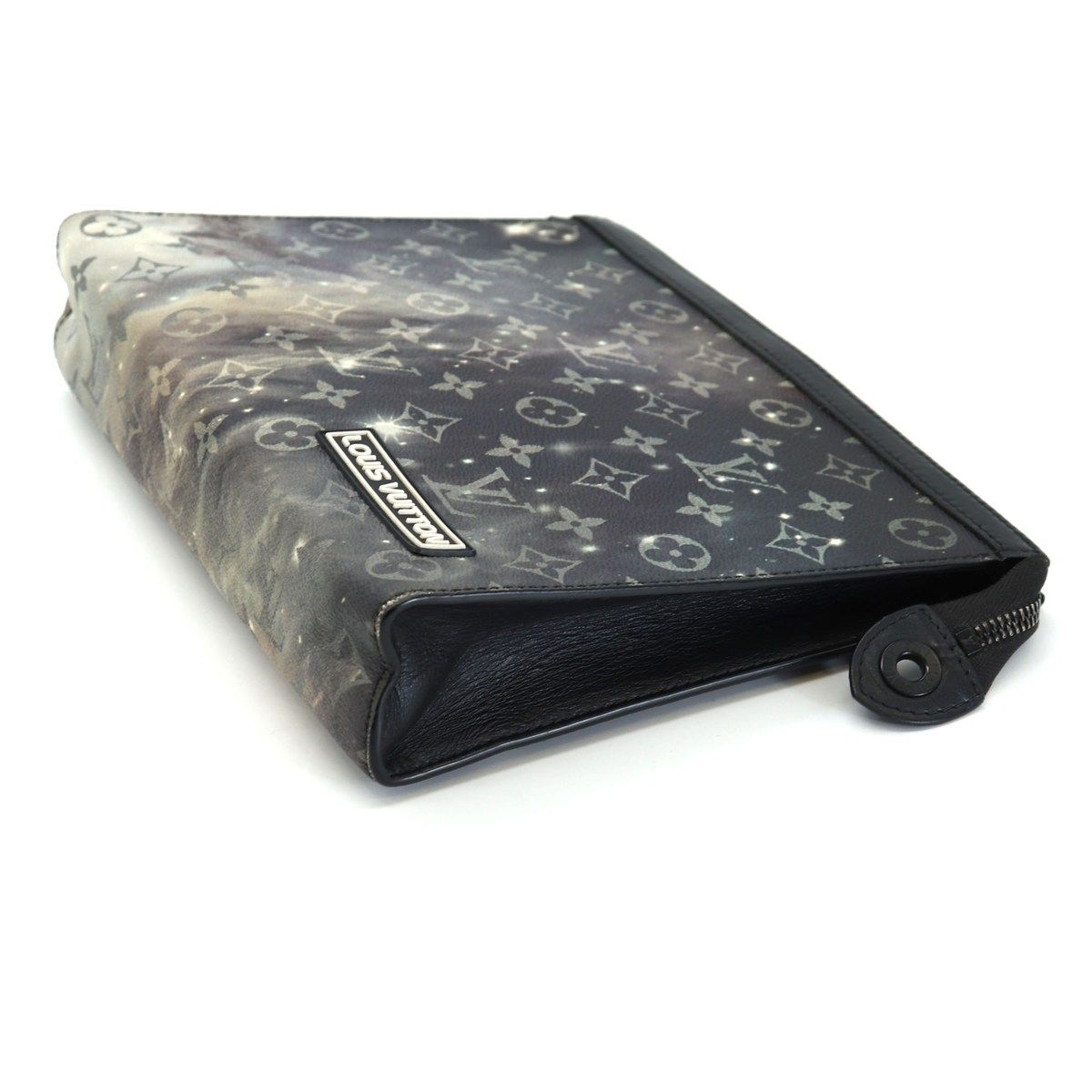Louis Vuitton Pochette Voyage MM Clutch Monogram Galaxy Black — view 3