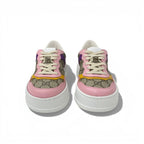Gucci Sneakers Shoes Leather Beige Pink Multicolor GG Supreme Interlocking Logo — view 3