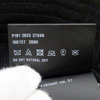 Prada Hat Nylon Re-Nylon Bucket Hat Black Hat Logo Simple — view 8