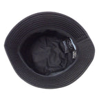 Prada Hat Nylon Re-Nylon Bucket Hat Black Hat Logo Simple — view 6