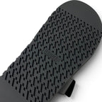Hermes Chypre Sandals Shoes Leather Black Velcro Strap Flat — view 8