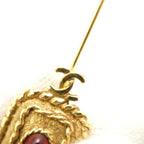 Chanel Brooch Vintage CC Logo — view 6