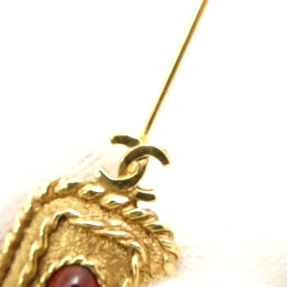 Chanel Brooch Vintage CC Logo — view 6