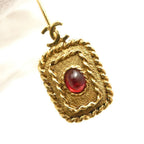 Chanel Brooch Vintage CC Logo — view 4