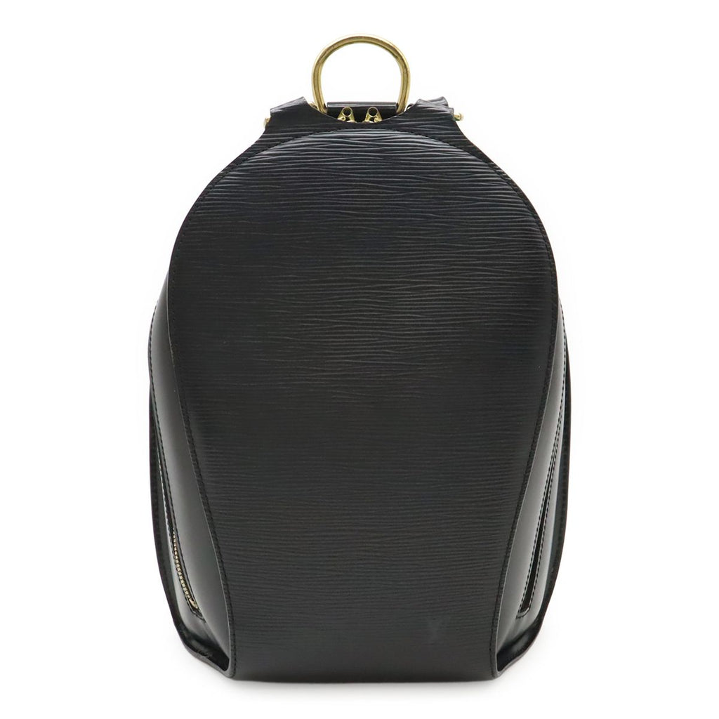 Louis Vuitton Epi Mabillon Backpack Shoulder Bag Leather Noir Black