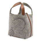 Hermes Picotin PM Tote Felt Veau Swift Gray Brown Silver — view 2
