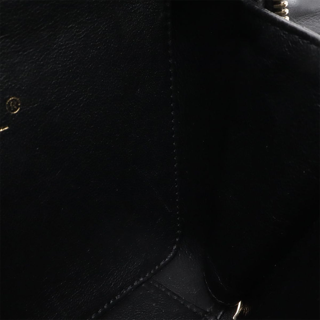 Chanel CC Filigree Small Vanity 2-Way Chain Shoulder Bag Caviar Leather Black — view 8