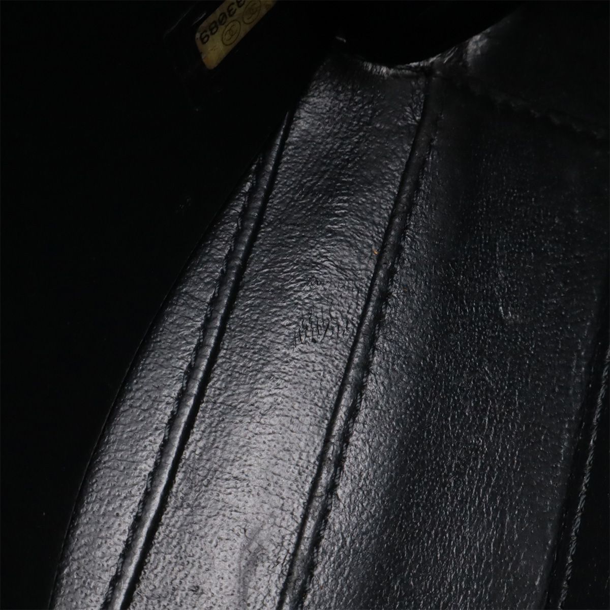 Chanel CC Filigree Small Vanity 2-Way Chain Shoulder Bag Caviar Leather Black — view 7