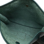 Hermes Evelyne 1 GM Shoulder Bag Taurillon Clemence Leather Green Gold — view 7