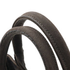 Prada Canapa 2-Way Shoulder Bag Crossbody Canvas Nero Black Gold — view 5